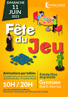 Affiche Fête du Jeu Inzinzac-Lochrist 2023