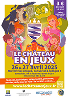 Affiche Le Château en Jeux Brélès 2025