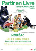 Affiche Partir en Livre Moreac 2025