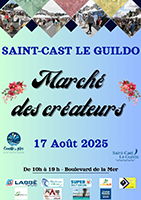 Affiche Marché des Créateurs Saint-Cas-le-Guildo 2025