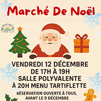 Affiche Marché de Noël Brandivy 2025
